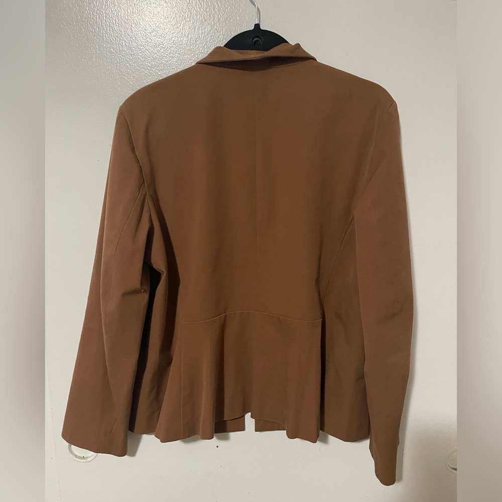 Eileen fisher brown blazer size L - Picture 3 of 3